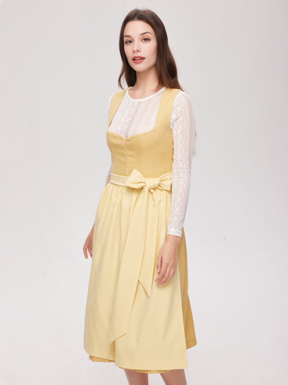 Dirndl in Gelb – perfekte Passform